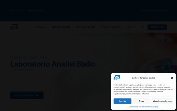 Screenshot of analisibiallo.it