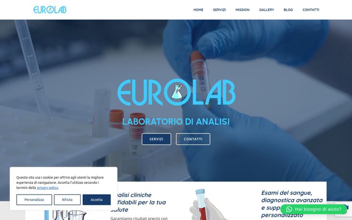 Screenshot of analisiclinicheeurolab.com