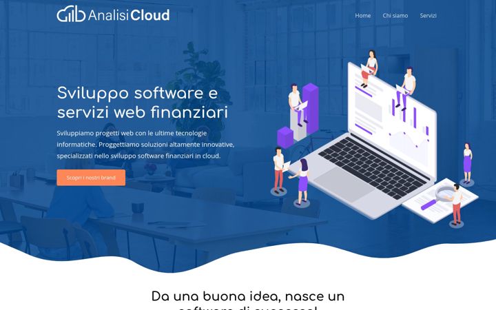 Screenshot of analisicloud.it
