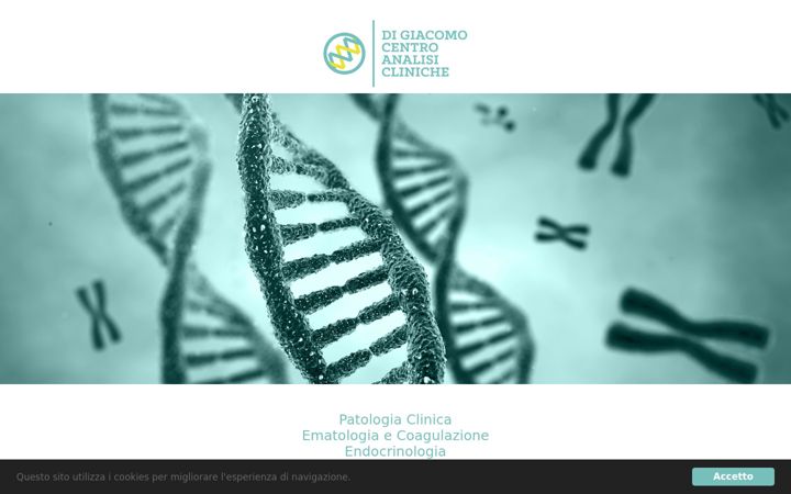 Screenshot of analisidigiacomo.it
