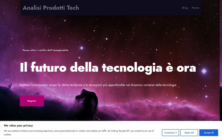 Screenshot of analisitech.com