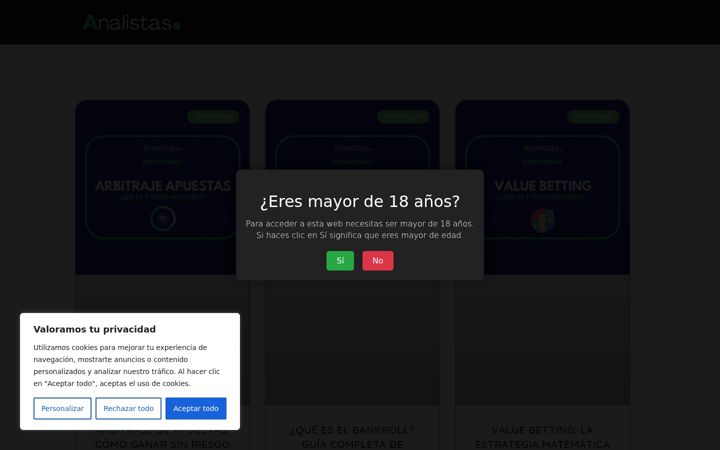 Screenshot of analistas.es