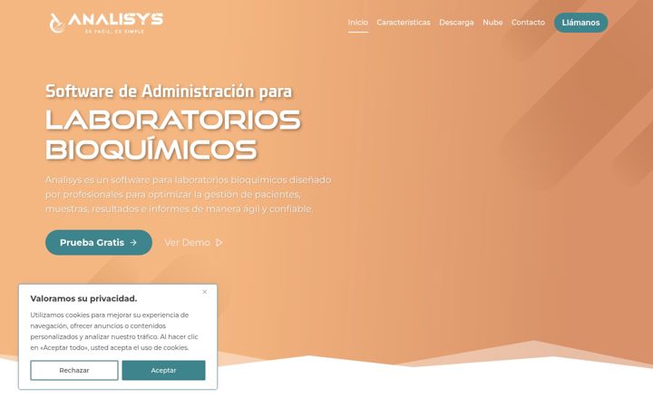 Screenshot of analisys.com.ar