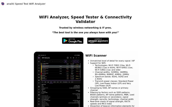 Screenshot of analiti.com