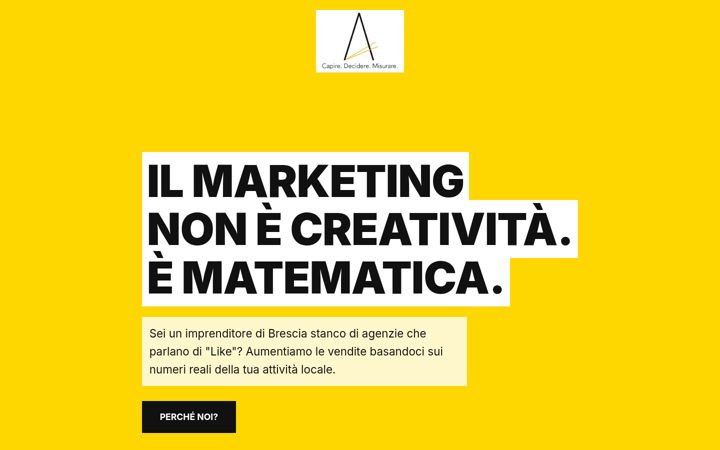Skärmbild av analiticamarketing.it