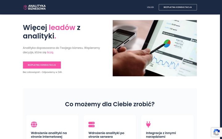 Screenshot of analitykabiznesowa.com