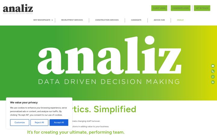 Screenshot of analiz.co.uk