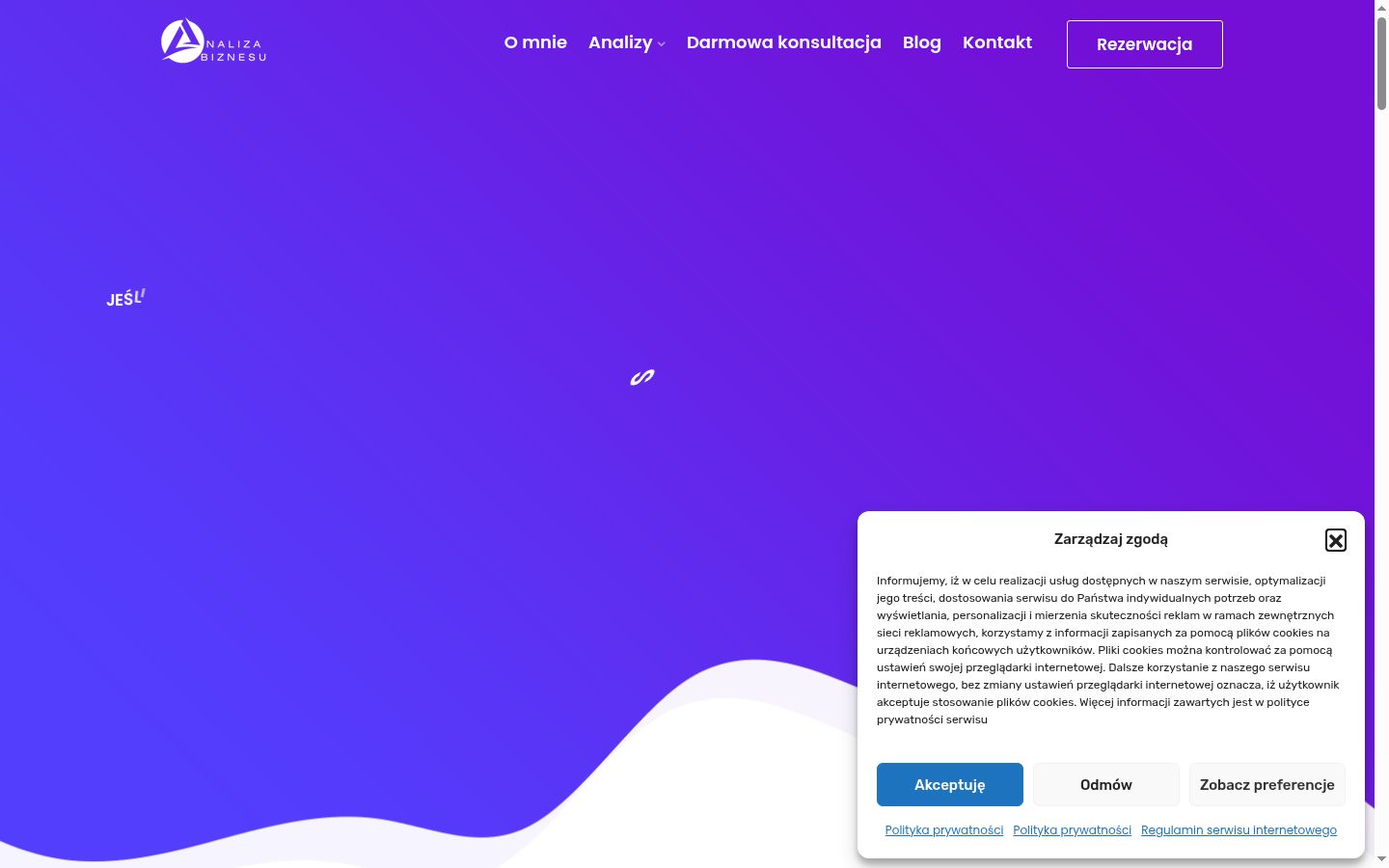 Screenshot van de toestemmingsbanner zoals getoond vóór enige interactie
