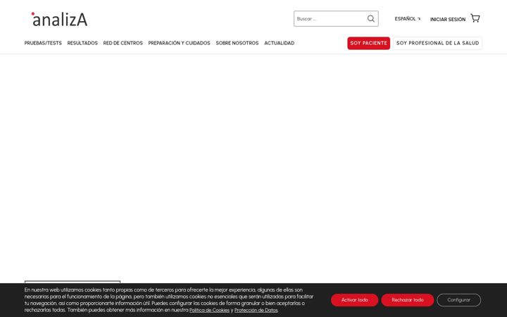 Screenshot of analizalab.com