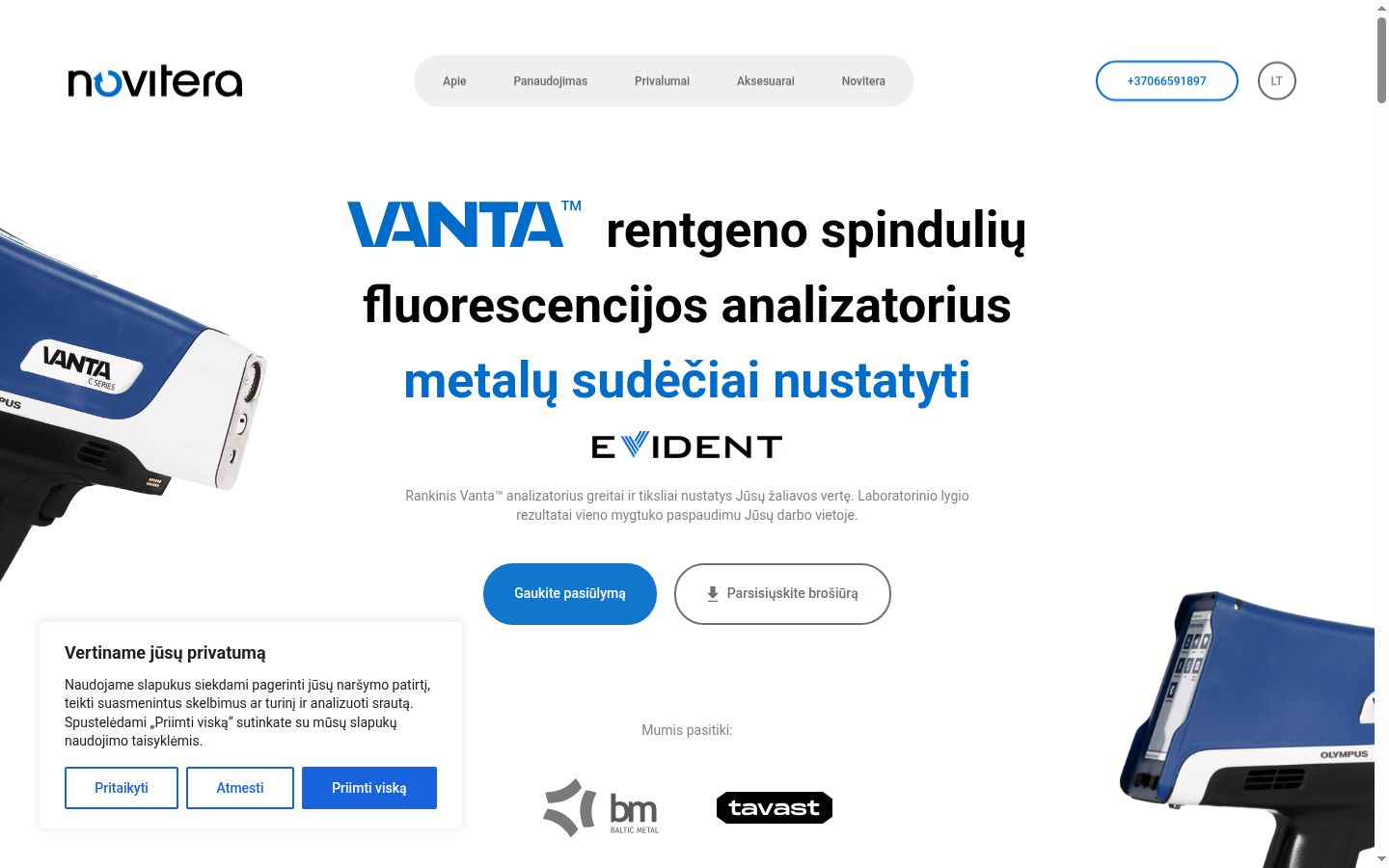 Képernyőkép a bármilyen interakció előtt megjelenő hozzájárulási bannerről