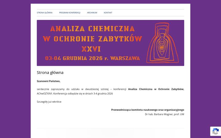 Screenshot of analizazabytkow.pl