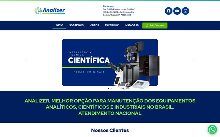 Skjermbilde av analizer.com.br