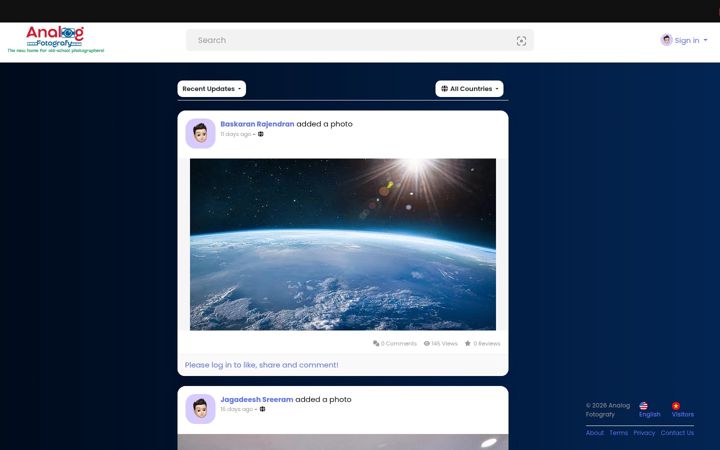 Screenshot of analogfotografy.org