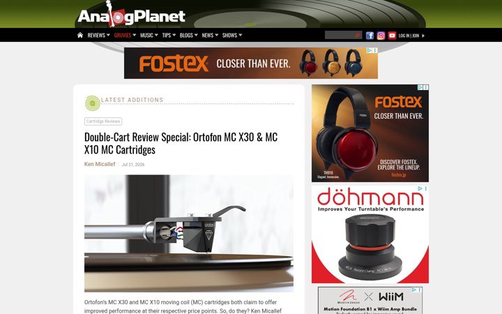 Screenshot of analogplanet.com
