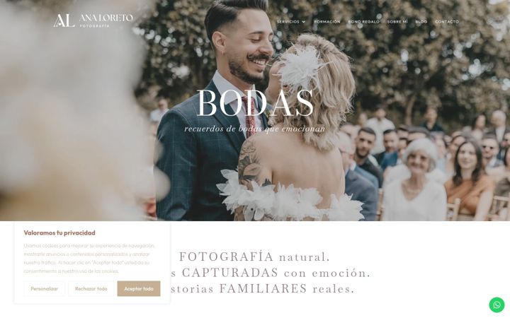 Screenshot of analoretofotografia.com