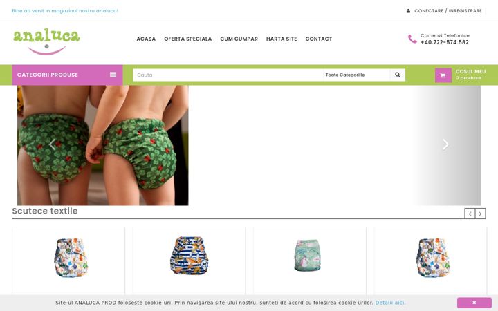 Screenshot of analuca.ro