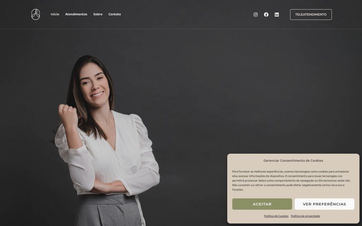 Screenshot of analuisabagno.com.br