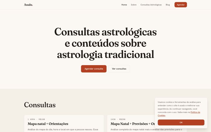 Screenshot of analuyoga.com.br
