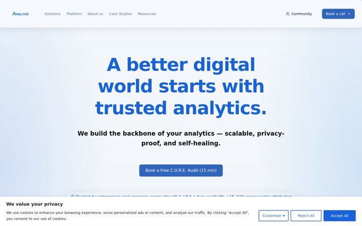 Screenshot of analygo.co
