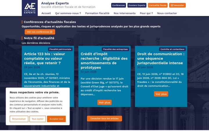 Skjámynd af analyse-experts.fr
