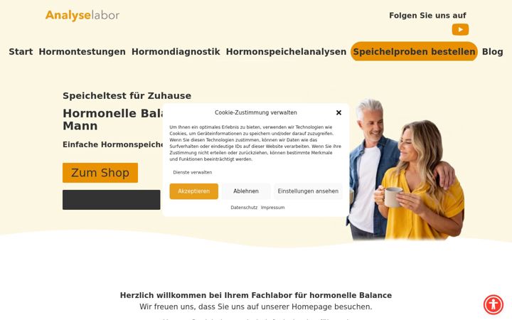 Skjermbilde av analyselabor.net