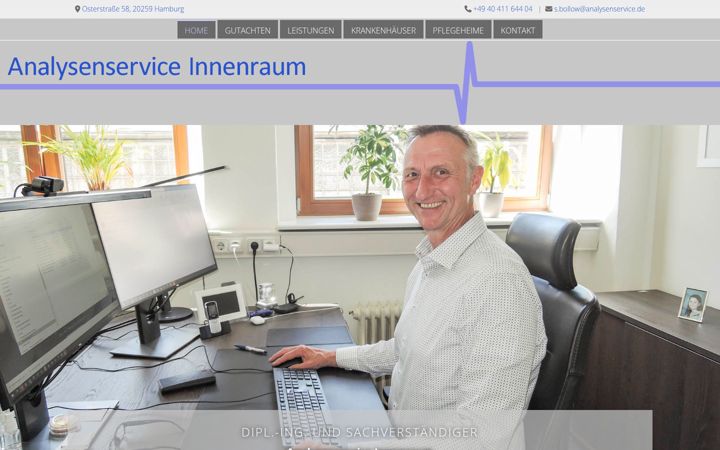 Screenshot of analysenservice.de