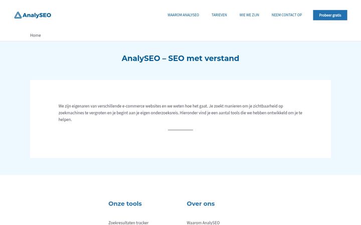 Zrzut ekranu analyseo.nl