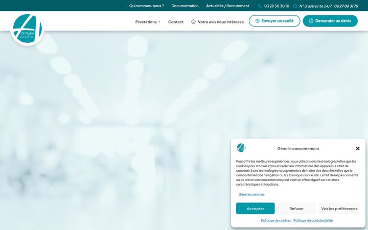 Screenshot of analysis-expertise.fr