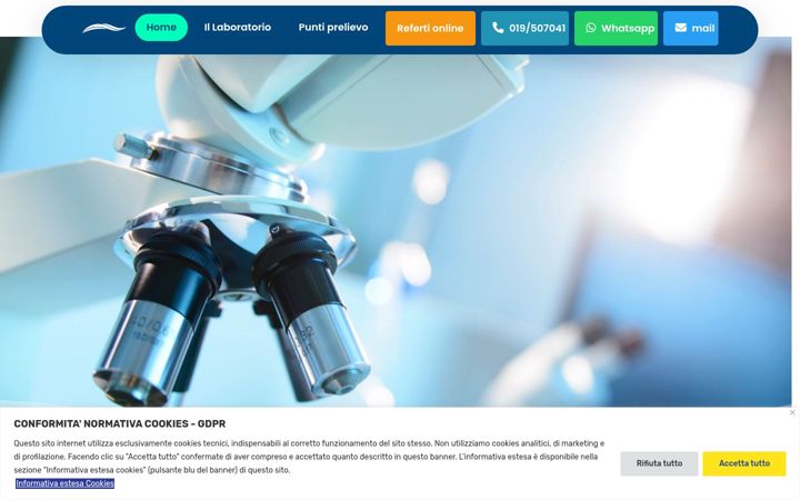 Екранна снимка на analysislab.it