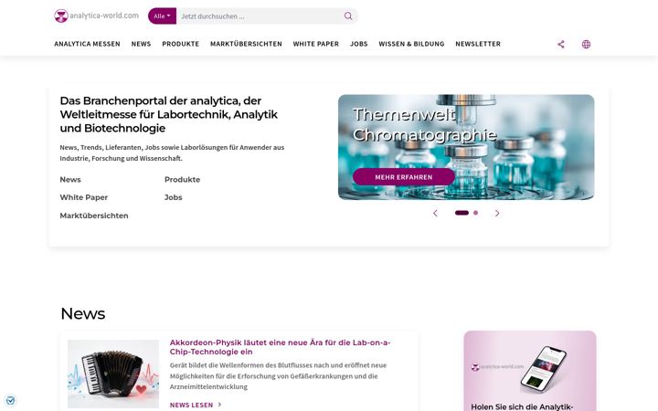 Ekrano kopija analytica-world.com
