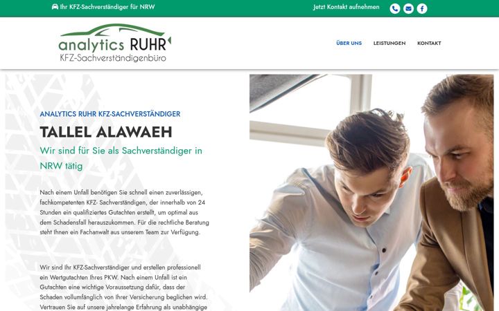 Screenshot of analytics-ruhr.de