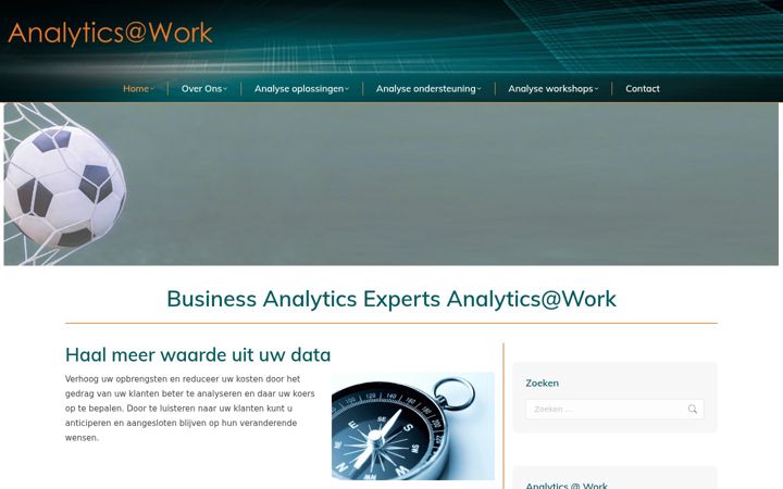 Screenshot of analyticsatwork.nl