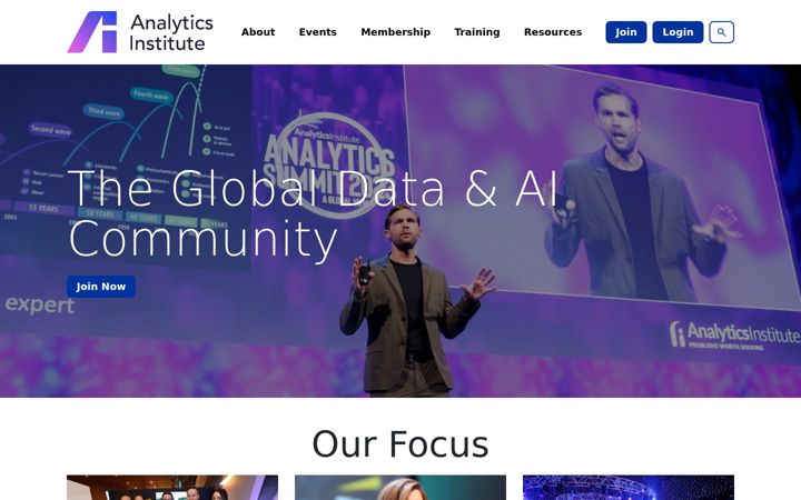 Screenshot of analyticsinstitute.org