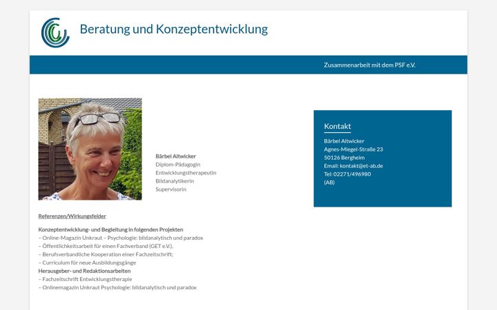 Screenshot of analytische-beratung.de