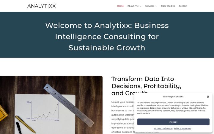 Screenshot of analytixx.co