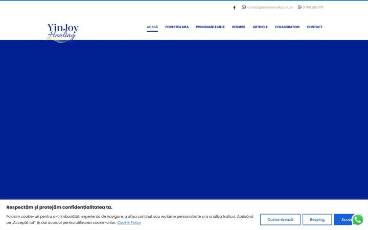 Screenshot von anamariadiaconu.ro
