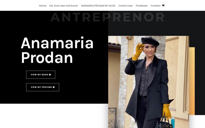 Screenshot von anamariaprodan.ro