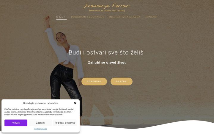 Screenshot of anamarijaferrari.com