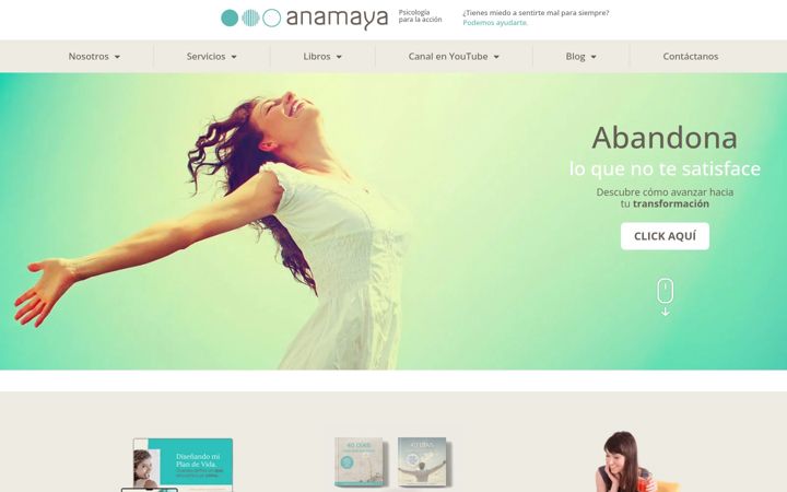 Screenshot of anamayapsicologia.com