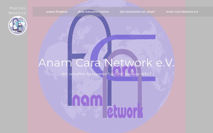 Screenshot of anamcara-network.de
