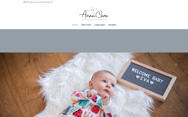 Screenshot of anamcara-photodesign.de