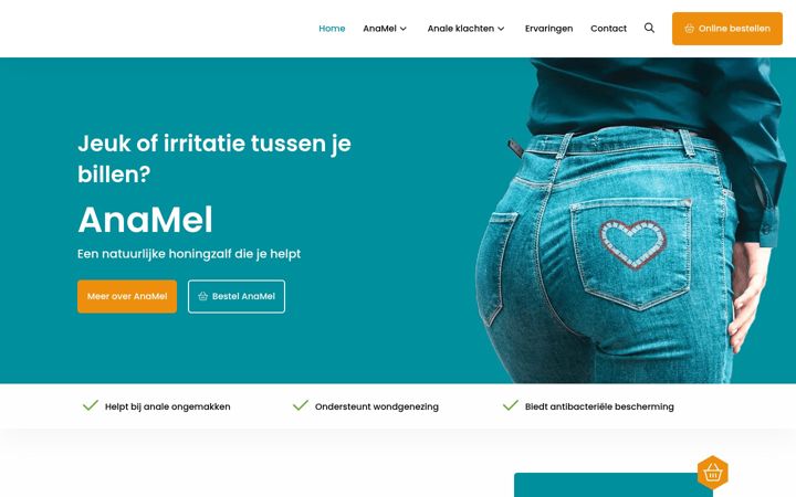 Screenshot of anamel.nl