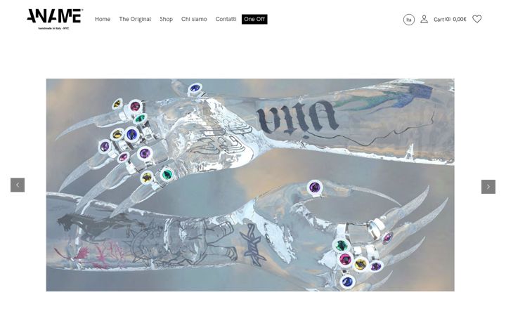 Screenshot of anameofficial.com