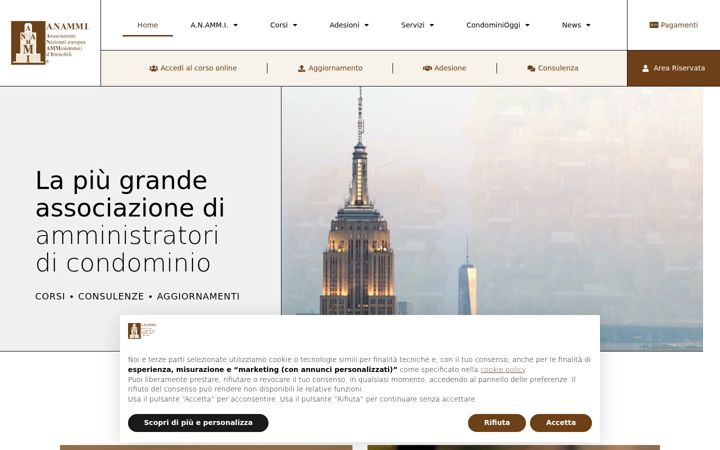 Screenshot of anammi.it