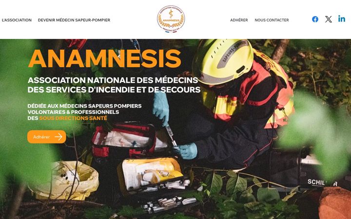 Екранна снимка на anamnesis.fr