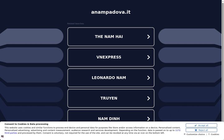 Screenshot of anampadova.it