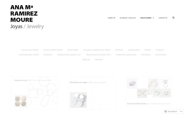 Screenshot of anamramirezmoure.com