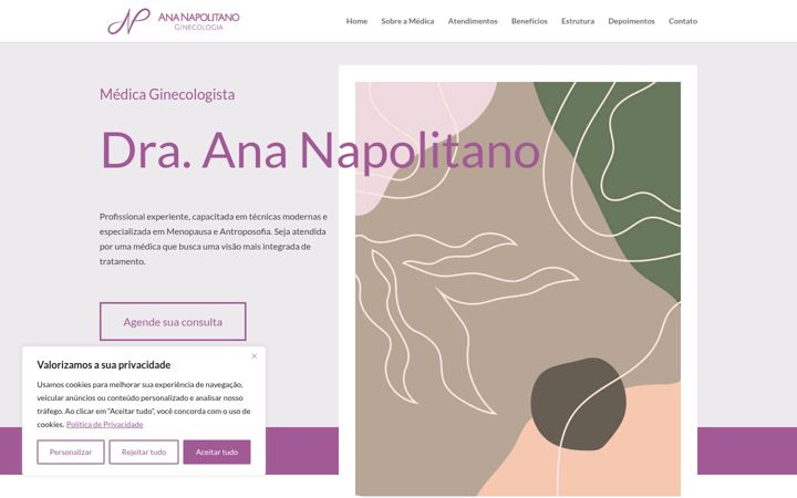 Screenshot of ananapolitano.com.br