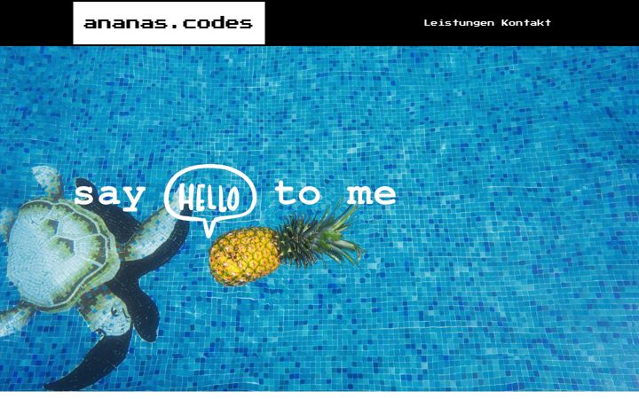 Screenshot of ananas.codes