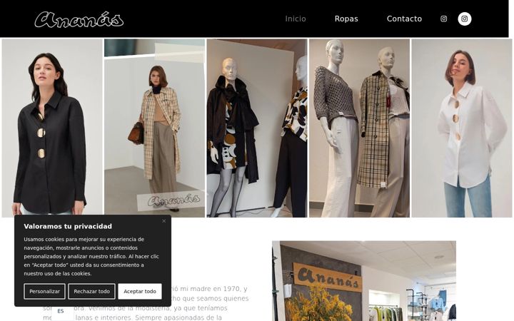 Screenshot of ananasrk.com
